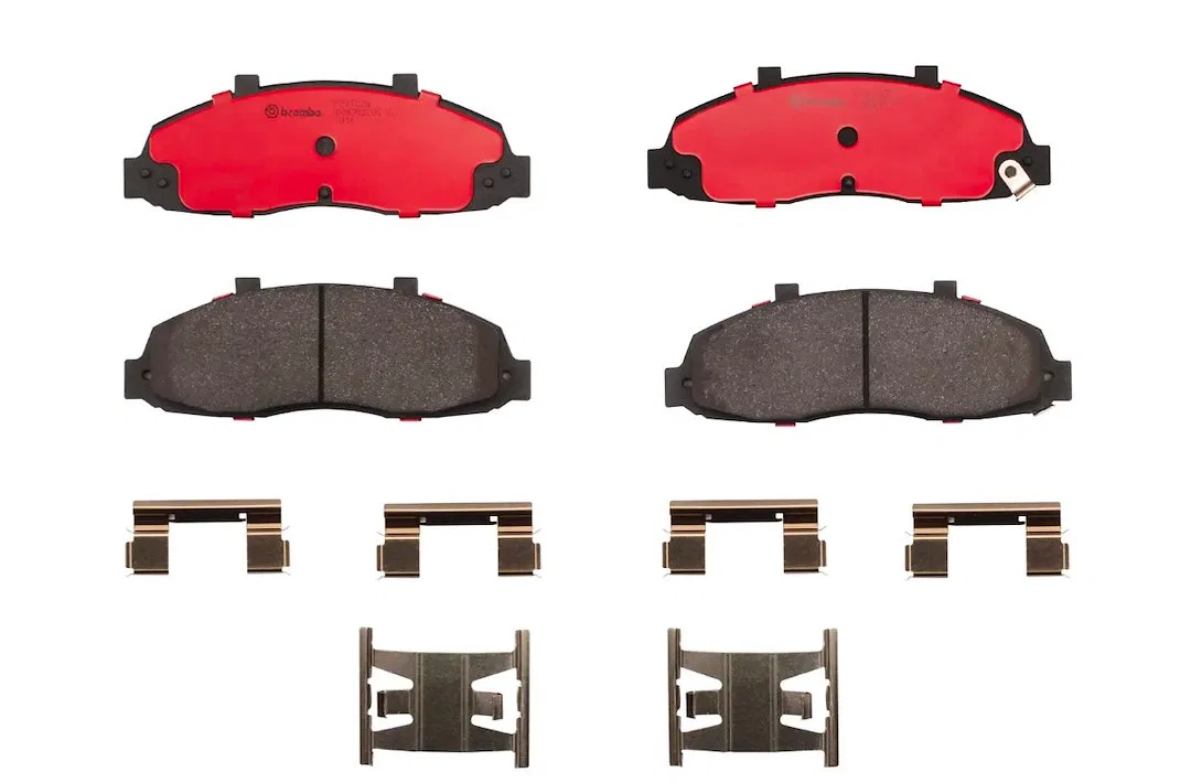P24102N – BREMBO Brake Pad, FMSI Number D679-7558 Ceramic Set Of 4 With Hardware